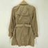 バーバリーロンドン BURBERRY LONDON MADE IN ITALY Balmacaan Coat イタリア製生地 裏地ノバチェック ガンフラップ付き ダブル バルマカーン ステンカラー コート レディース 38