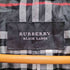 バーバリーブラックレーベル BURBERRY BLACK LABEL Balmacaan Coat 裏地ノバチェック ガンフラップ付き ブラック ダブル バルマカーン ステンカラー コート メンズ import:L
