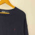 ポロバイラルフローレン Polo by RALPH LAUREN 90S ポニー刺繍 ローゲージ リブ編み コットン ニット セーター メンズ import:XL