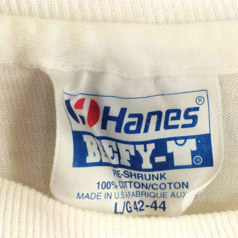 ヘインズ Hanes 90s USA製 プリント Tシャツ メンズ L