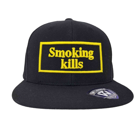 エフアールツー FR2 SMOKING KILLS 刺繍 スナップバック キャップ メンズ