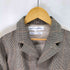 コムデギャルソンシャツ COMME des GARCONS SHIRT フランス製 リネン パネル切替 千鳥格子 4B テーラードジャケット メンズ JPN:S