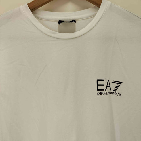 エンポリオアルマーニイーエーセブン EMPORIO ARMANI EA7 サイドテープ ロゴ S/S クルーネック Tシャツ メンズ import:M