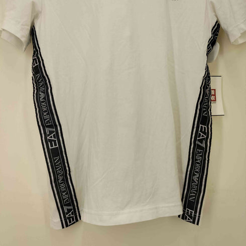 エンポリオアルマーニイーエーセブン EMPORIO ARMANI EA7 サイドテープ ロゴ S/S クルーネック Tシャツ メンズ import:M