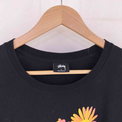 ステューシー Stussy 宇宙飛行士 フラワー プリント Astronaut Tee メンズ L