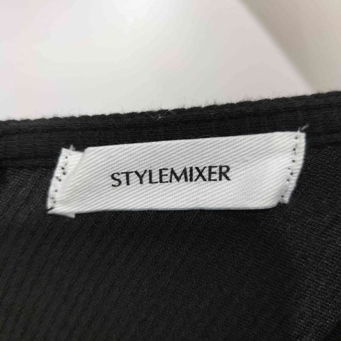スタイルミキサー STYLEMIXER フォルムスリーブリップルワンピース レディース JPN:S