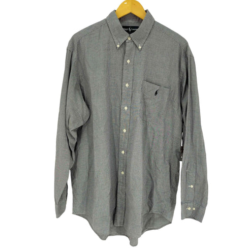 ラルフローレン RALPH LAUREN YARMOUTH 千鳥格子 ボタンダウン コットン シャツ メンズ 16 1/2