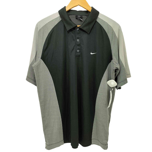 ナイキゴルフ NIKE GOLF 00s スウッシュ 刺繍 ラグラン マルチカラー ポロシャツ メンズ import:XL