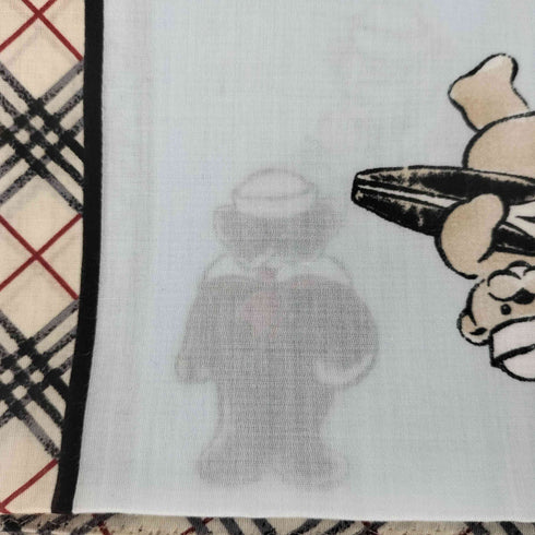 バーバリーロンドン BURBERRY LONDON ノバチェック クマ 傘 ハンカチ レディース
