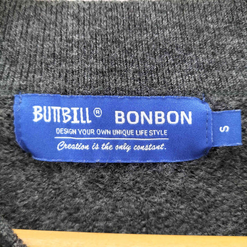 BUTTBILL Bonbon ヘンリーネックセーター 苔ニット レディース S