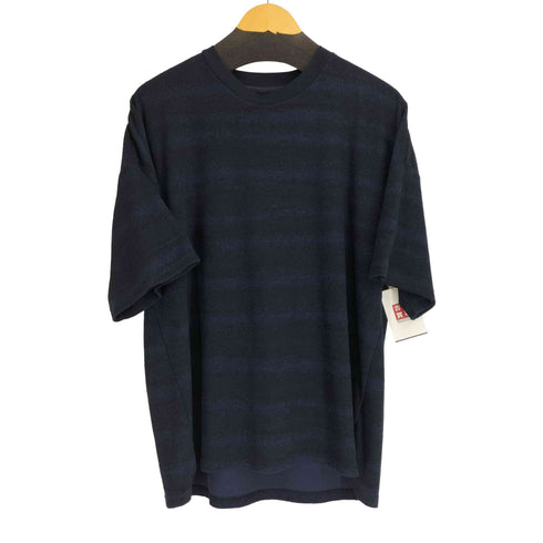 ホワイトマウンテニアリング WHITE MOUNTAINEERING パイル地 ボーダー S/S Tシャツ メンズ JPN:1