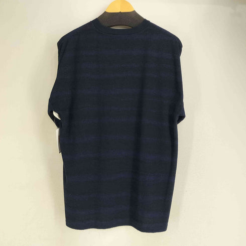 ホワイトマウンテニアリング WHITE MOUNTAINEERING パイル地 ボーダー S/S Tシャツ メンズ JPN:1