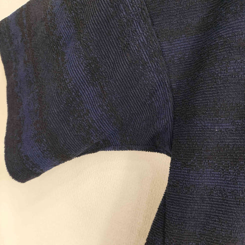 ホワイトマウンテニアリング WHITE MOUNTAINEERING パイル地 ボーダー S/S Tシャツ メンズ JPN:1