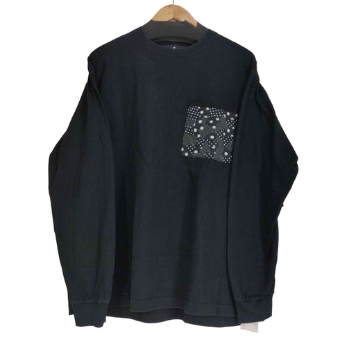 アンリアレイジ ANREALAGE 胸ポケット切替デザイン L/S Tシャツ メンズ JPN:48