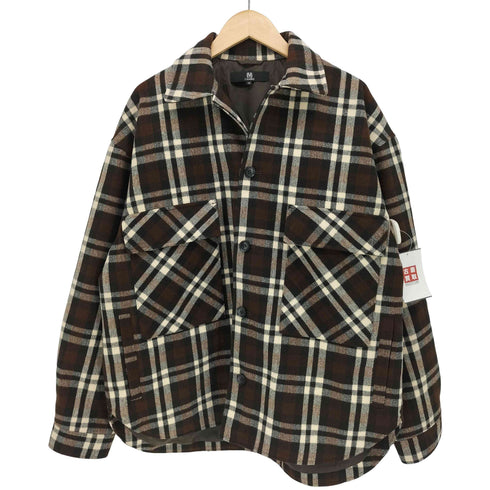 カンビオ CAMBIO TESS ワイドシルエット CPOチェックジャケット メンズ import:M
