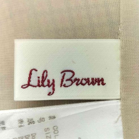 リリーブラウン Lily Brown クロスデザインミディワンピース レディース ONE SIZE