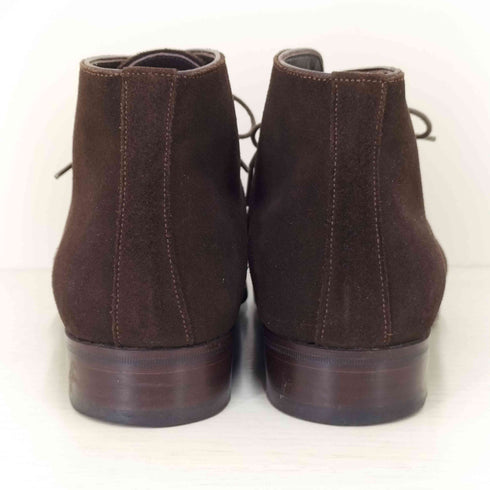 GUJI カーフ スエード チャッカ ブーツ メンズ 5 1/2