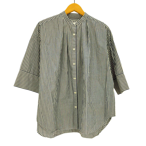 ビューティーアンドユースユナイテッドアローズ BEAUTY & YOUTH UNITED ARROWS 24SS タイプライターバンドカラータックシャツ レディース