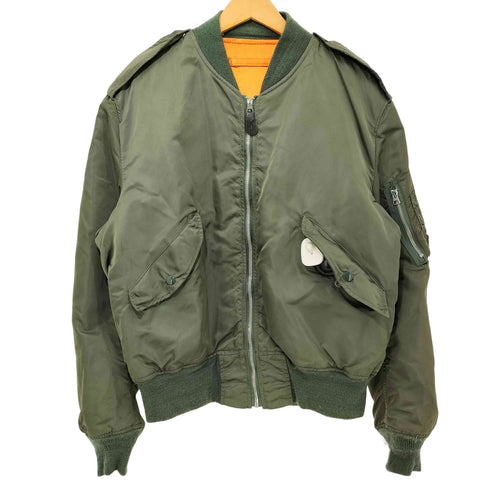 アルファインダストリーズ ALPHA INDUSTRIES USA製 L-2B フライトジャケット IDEALジップ メンズ import:L