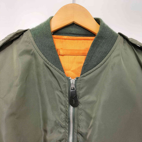 アルファインダストリーズ ALPHA INDUSTRIES USA製 L-2B フライトジャケット IDEALジップ メンズ import:L
