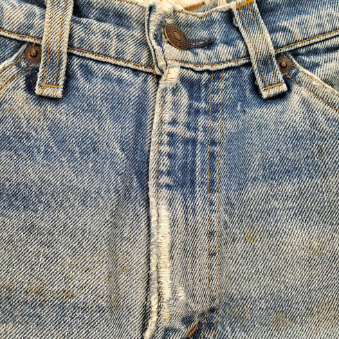 リーバイス Levis USA製 ボタン裏575 オレンジタブ ダメージ ショートパンツ デニム レディース W30
