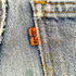 リーバイス Levis USA製 ボタン裏575 オレンジタブ ダメージ ショートパンツ デニム レディース W30