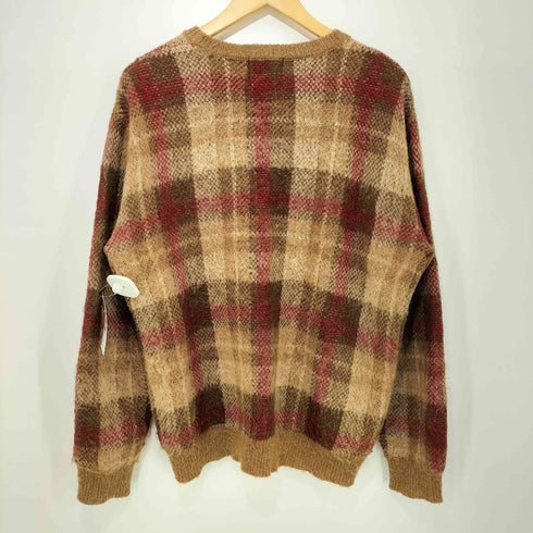 ペンドルトン PENDLETON モヘヤ混 チェック シャギー ニット セーター メンズ JPN:L