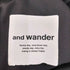 アンドワンダー and wander 2タック ワイドチノパンツ メンズ ONE SIZE