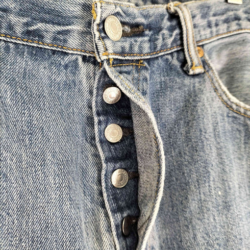 リーバイス Levis 00S 501 ボタン裏3457 ボタンフライ ウォッシュ加工 デニムパンツ メンズ US:34-35