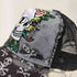 エドハーディー Ed Hardy スカル ラメ メッシュ スナップバック キャップ Y2K メンズ