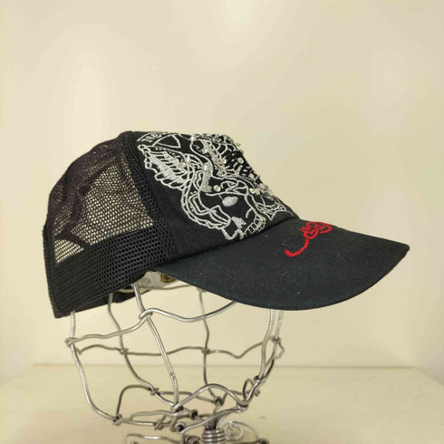 エドハーディー Ed Hardy タイガー メッシュ スナップバック キャップ Y2K メンズ