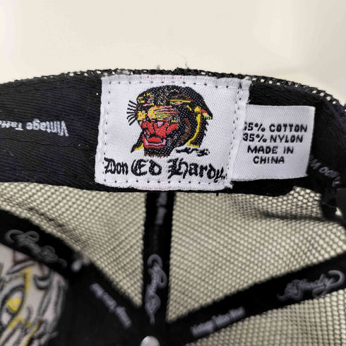エドハーディー Ed Hardy タイガー メッシュ スナップバック キャップ Y2K メンズ