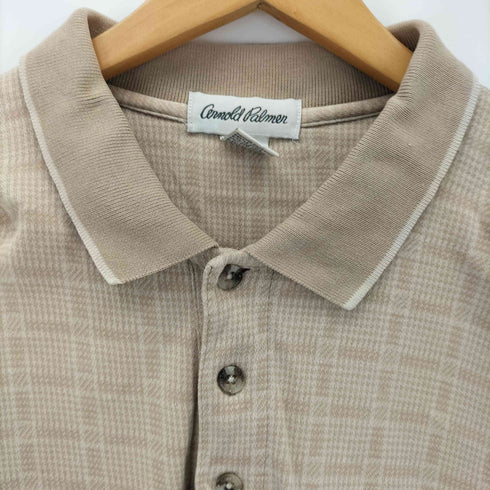 アーノルドパーマー Arnold Palmer シンガポール製 ジャガードコットンポロシャツ メンズ import:L