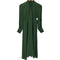 ザラ ZARA サテン ハイネック ワンピース レディース import:XS