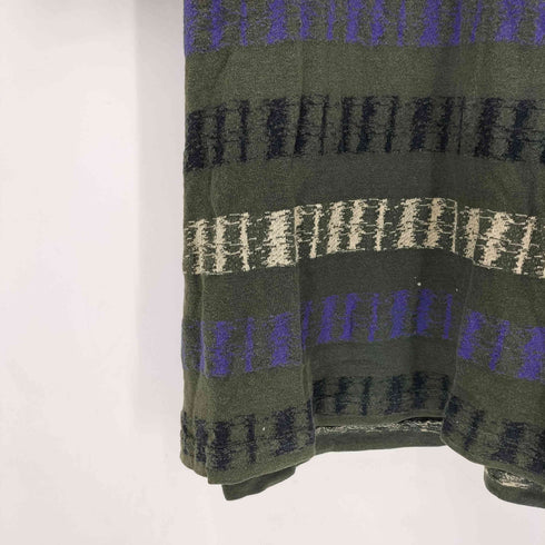 グラミチ GRAMICCI 90S USA製 ボックスロゴ ボーダークルーネックTシャツ メンズ import:M