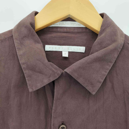 ペリーエリス PERRY ELLIS シルクオープンカラーシャツ メンズ import:M