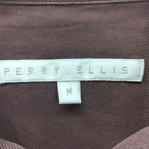 ペリーエリス PERRY ELLIS シルクオープンカラーシャツ メンズ import:M