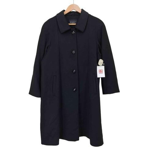 CASHMERE 100% カシミヤ ステンカラー コート レディース FREE