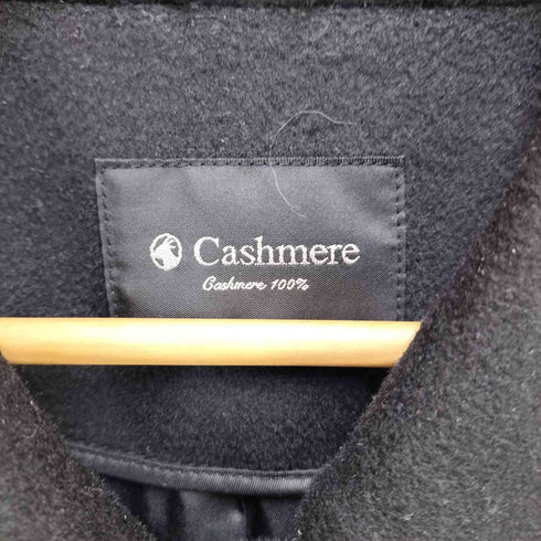 CASHMERE 100% カシミヤ ステンカラー コート レディース FREE