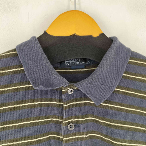 ポロバイラルフローレン Polo by RALPH LAUREN スモールポニー刺繍 S/S ボーダー ポロシャツ メンズ JPN:XL