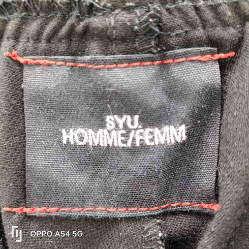 シュウオムフェム SYU. HOMME/FEMM CARGO PUNK PANTS カーゴパンクボトム メンズ 1