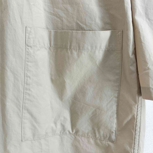 ムジラボ MUJI labo 超長綿ポプリンロング丈シャツ メンズ JPN:L