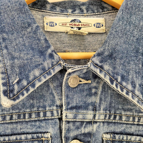 BEST WORLD BRAND 2ポケ デニムジャケット メンズ import:L