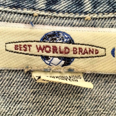 BEST WORLD BRAND 2ポケ デニムジャケット メンズ import:L