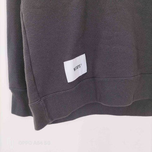 ダブルタップス WTAPS 22SS AII 01 BLANK CREWNECK SWEATER ブラック クルーネック スウェット メンズ 01