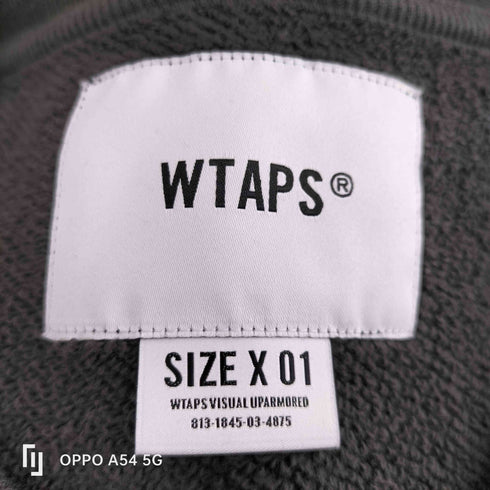 ダブルタップス WTAPS 22SS AII 01 BLANK CREWNECK SWEATER ブラック クルーネック スウェット メンズ 01