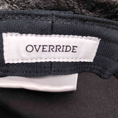 オーバーライド override フェイクレザー バケットハット メンズ 58cm