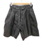 ECHTES LEDER タック 本革 レザー ハーフパンツ レディース import:M