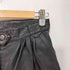 ECHTES LEDER タック 本革 レザー ハーフパンツ レディース import:M