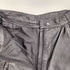 ECHTES LEDER タック 本革 レザー ハーフパンツ レディース import:M